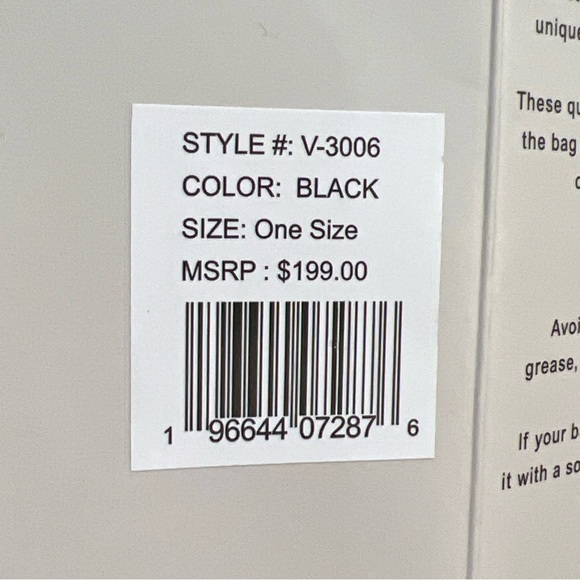 Valentino Orlandi Black Quilted Tote - Picture 8 of 11